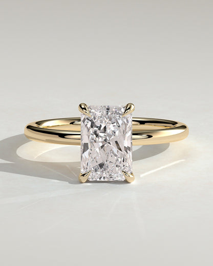 Mariah – Radiant Solitär Verlobungsring in 14k/18k Gelbgold mit Labordiamant | Élysée Diamonds